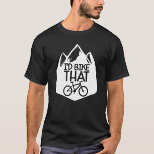 T-shirt Biker Off Road Vélo Mtb VTT Je ferais du vélo