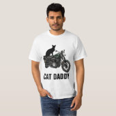 T-Shirt BIKER Papa CHAT (Devant entier)