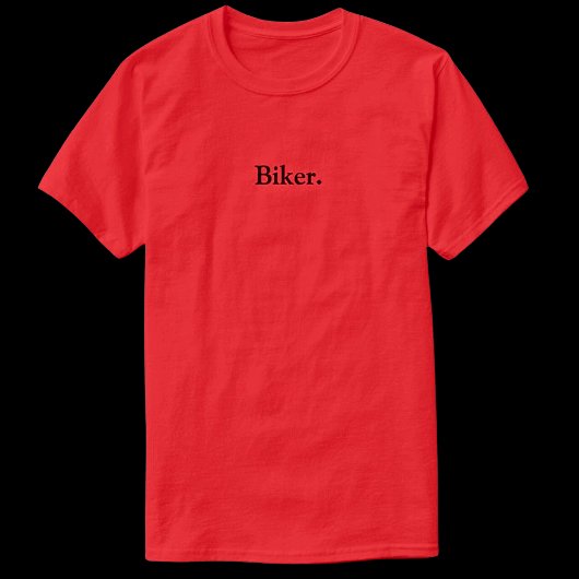 T-shirt biker rouge - Moto