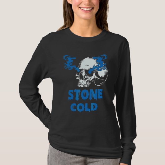 T-shirt Biker Skeleton Décès Mystic Bone (Devant)