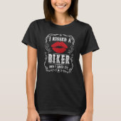 T-shirt Bikers Moto J'Ai Baisé Un Biker Et J'Ai Aimé (Devant)