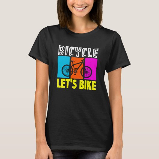 T-shirt Biking and Cycling 14 (Devant)