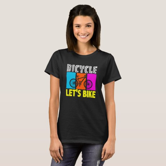 T-shirt Biking and Cycling 14 (Devant entier)