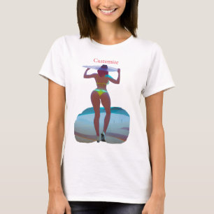 T-shirt Bikini Booty Beach Girl Thunder_Cove