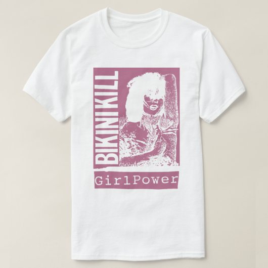 T-shirt Bikini Kill - Girl Power Premium (Design devant)