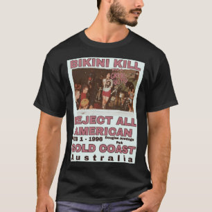 T-shirt Bikini Kill Rejeter Tous Les Poster De La Côte D'O