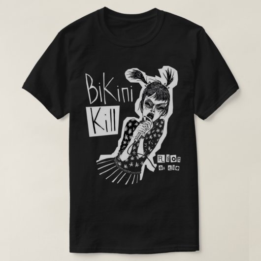 T-shirt bikini tue groupe punk (Design devant)