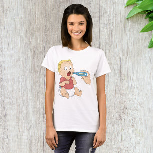 T-shirt Bilan de la température du bébé Santé pédiatrique