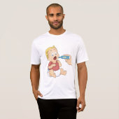 T-shirt Bilan de la température du bébé Santé pédiatrique (Devant entier)