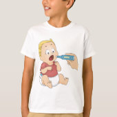 T-shirt Bilan de la température du bébé Santé pédiatrique (Devant)