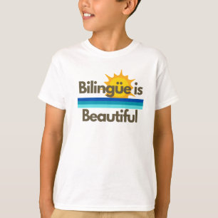 T-shirt Bilingue est belle chemise pour enfants