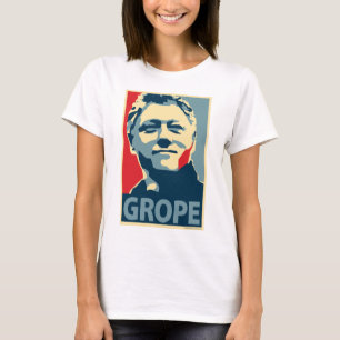 T-shirt Bill Clinton - tâtonnement : Dessus de dames d'OH