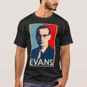 T-shirt Bill Evans Hope Poster Greats of Jazz History Pre (Devant)