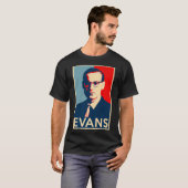 T-shirt Bill Evans Hope Poster Greats of Jazz History Pre (Devant entier)
