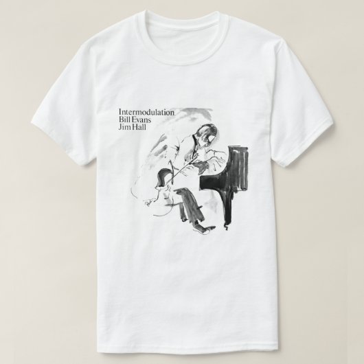 T-shirt Bill Evans / Jim Hall Intermodulation (Design devant)