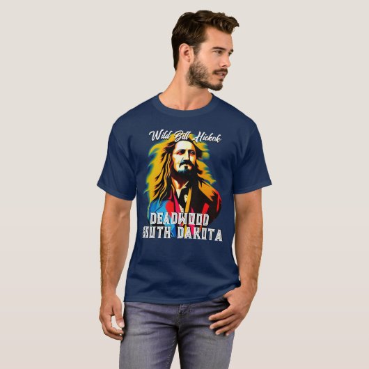 T-shirt Bill Hickok Deadwood (Devant entier)