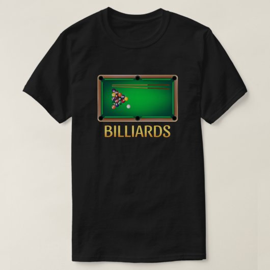 T-Shirt Billard (Design devant)