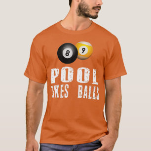 T-shirt Billard amusant Pool de joueurs de billard prend d