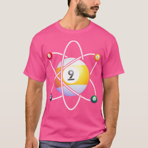 T-shirt Billard Atom Pool Table Snooker Pyramide Billard