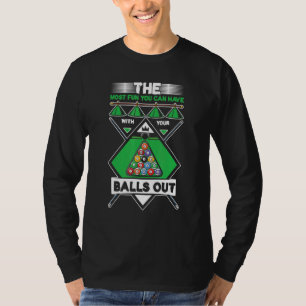 T-shirt Billard Billard Billard Lecteur Rack Billard Billa