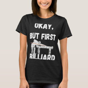 T-shirt Billard billard billard Snooker Billard Jeux 8 Bal