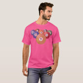T-shirt Billard de piscine (Devant entier)