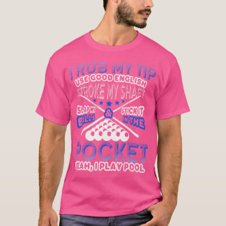 T-shirt Billard de piscine Hilarié I Jouer Billard de pisc