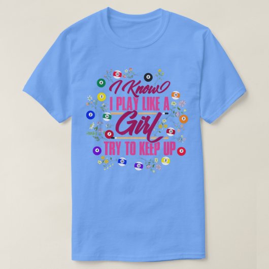 T-shirt Billard fille (Design devant)