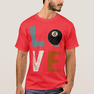 T-shirt Billard Love Birthday