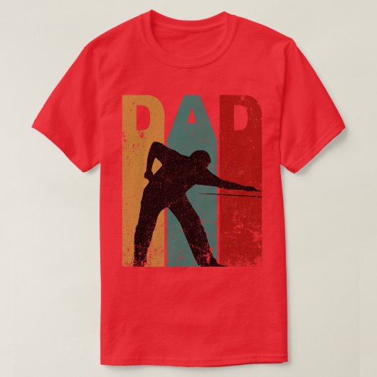 T-shirt Billard papa Fête des pères Vintage (Design devant)