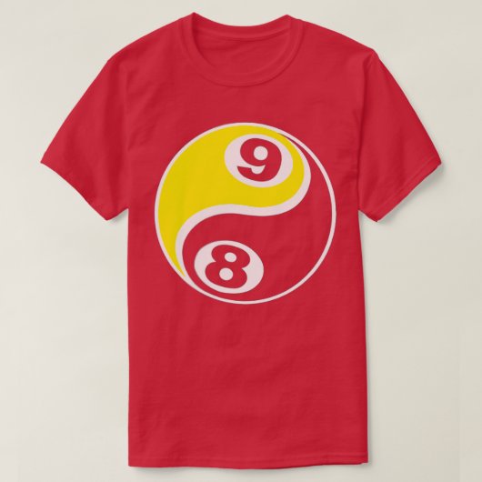 T-shirt Billard Pool 8 Bal 9 Ball Skin 1 (Design devant)