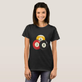 T-shirt Billard Pool Ball (Devant entier)