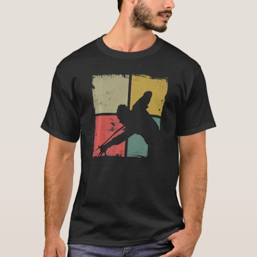 T-shirt Billard Pool Player Balle Rétro Vintage (Devant)