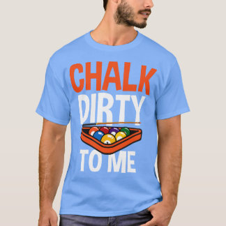 T-shirt Billard pour billard Joueur Billard Balls Chalk D