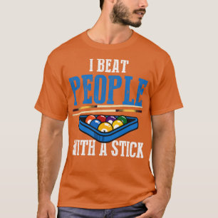 T-shirt Billard Puns Pool Player Billard Triangle Ra