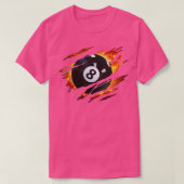 T-shirt Billard s Men 8 Ball Pool s Pool (Design devant)