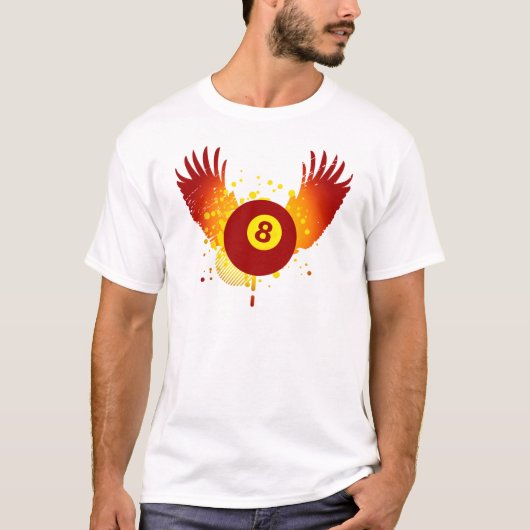 T-shirt billards de haute fidélité (Devant)