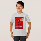 T-shirt Billards de poche vintages (Devant entier)
