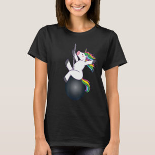 T-shirt bille de la licorne qui se dégrade