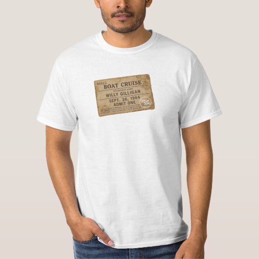 T-shirt Billet aller simple (Devant)