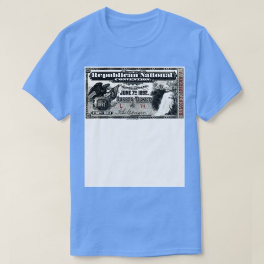 T-shirt Billet Convention Républicaine 1892 (Design devant)