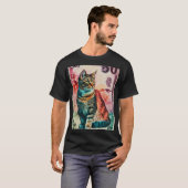 T-shirt Billet de chat avec une dénomination de 50 chat (Devant entier)