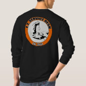 T-shirt Billet ? Long noir de douille (Dos)