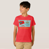 T-shirt Billet passager Aeroflot (Devant entier)