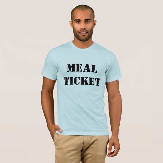 T-shirt Billet repas (Devant entier)