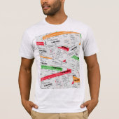 T-shirt Billets d'avion (Devant)