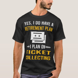 T-shirt Billets de retraite Collecte de billets