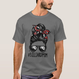 T-shirt Billiard Ball Maman Joueuse de Billard Foulard Mam