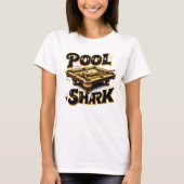 T-shirt Billiard Baron : Pool Shark Logo sur Pool Table (Devant)