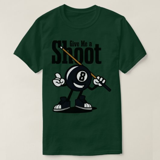 T-SHIRT BILLIARD MASCOT (Design devant)